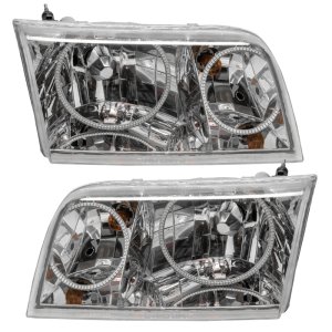 Ford Crown Victoria Headlight Assembly - ORACLE Lighting - SMD Halogen ColorSHIFT 2.0 - Chrome - `98-`11